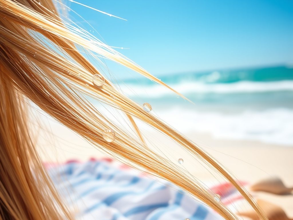 Włosy po morzu: jak skutecznie odbudować nawilżenie, blask i miękkość po wakacjach nad słoną wodą