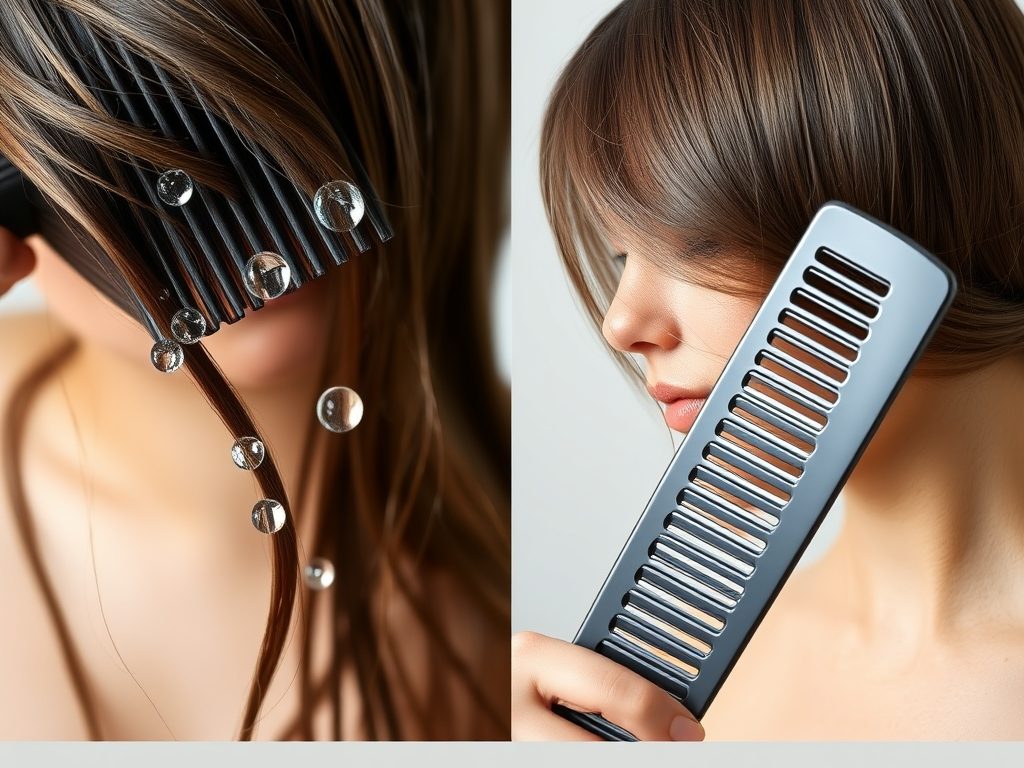 Czesanie włosów na mokro i sucho: kiedy stosować każdą metodę, by uniknąć łamliwości i uszkodzeń